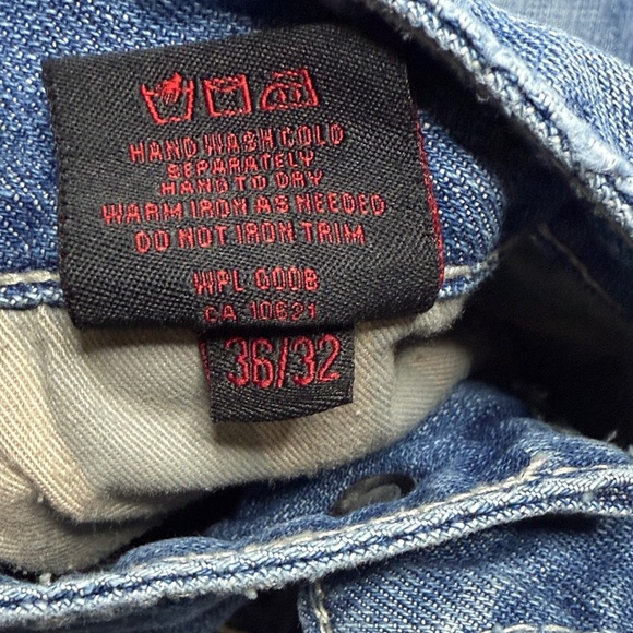 Classic Blue Straight Men's Jeans - Picture 8 of 9